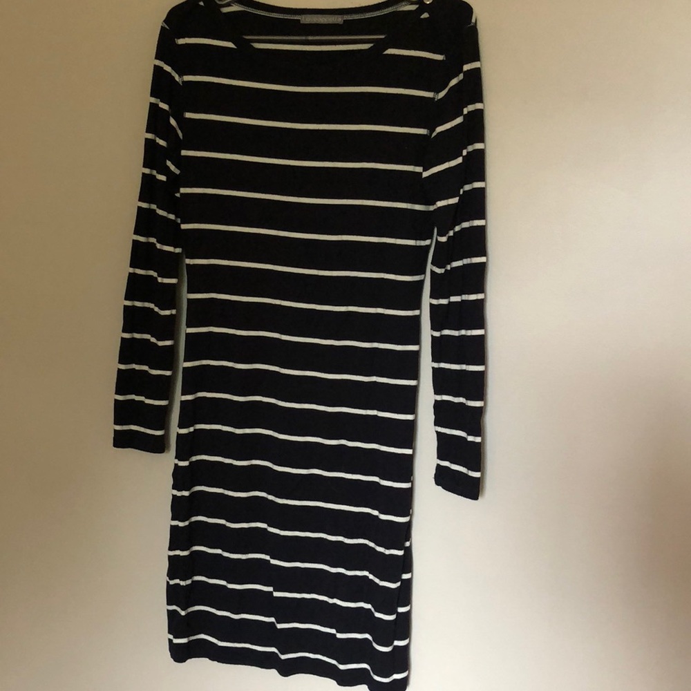 Stripe Navy Cotton Dress